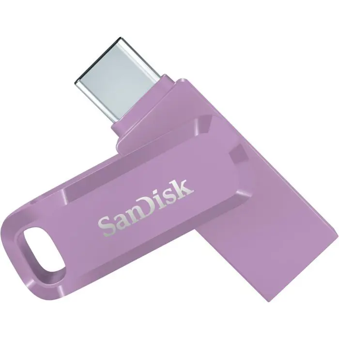 SanDisk USB 128GB Ultra Dual Drive Go USB Type-C 400MB/s lavender