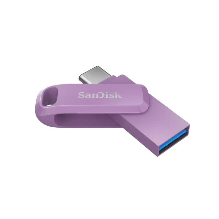 SanDisk USB 128GB Ultra Dual Drive Go USB Type-C 400MB/s lavender