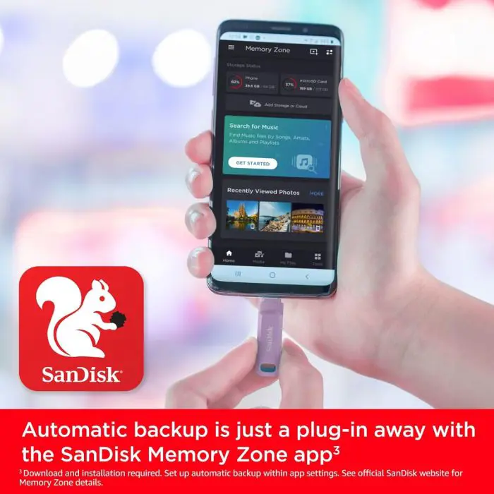 SanDisk USB 128GB Ultra Dual Drive Go USB Type-C 400MB/s lavender