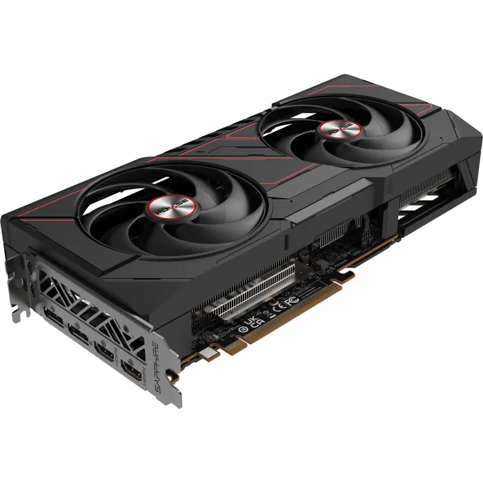 SAPPHIRE Radeon RX 9070 Pulse, graphics card black, RDNA4, GDDR6, 2x DisplayPort, 2x HDMI