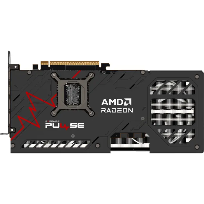 SAPPHIRE Radeon RX 9070 Pulse, graphics card black, RDNA4, GDDR6, 2x DisplayPort, 2x HDMI