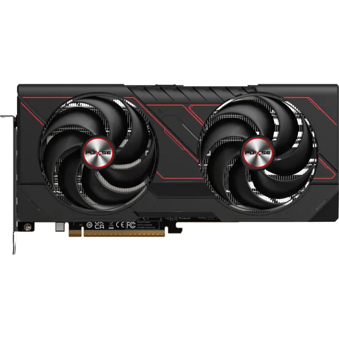 SAPPHIRE Radeon RX 9070 Pulse, graphics card black, RDNA4, GDDR6, 2x DisplayPort, 2x HDMI