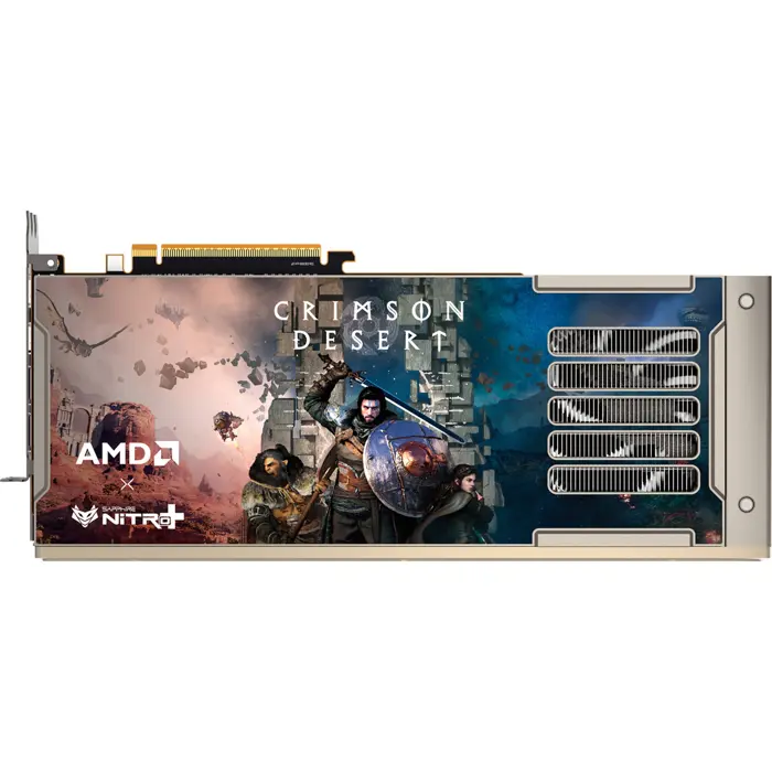Sapphire Radeon RX 9070 XT Nitro+ Crimson Desert Version (silver, RDNA4, GDDR6, 2x DisplayPort, 2x HDMI 2.1)