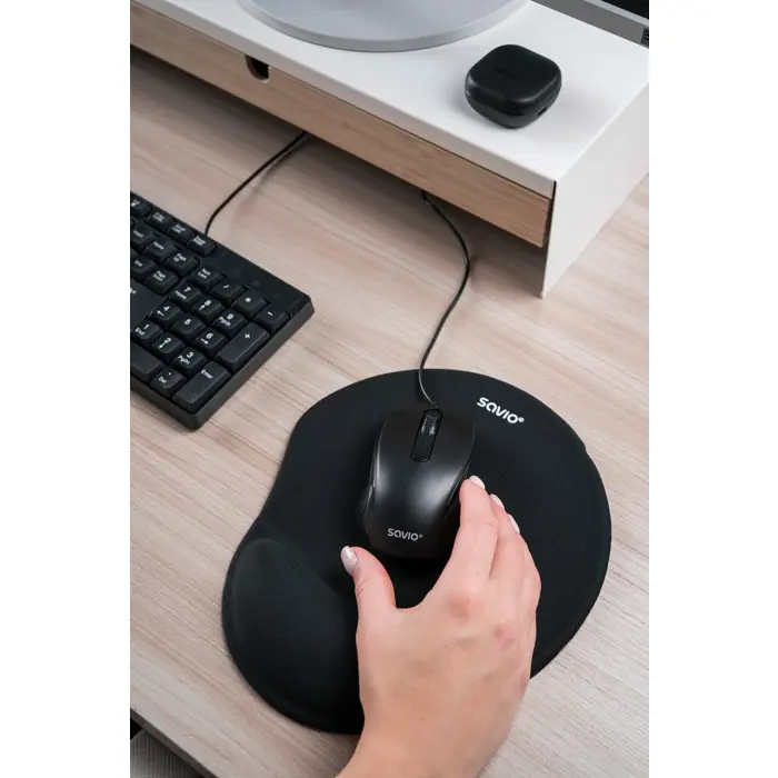 Savio KB-01 keyboard Home/Office USB QWERTY US English Black