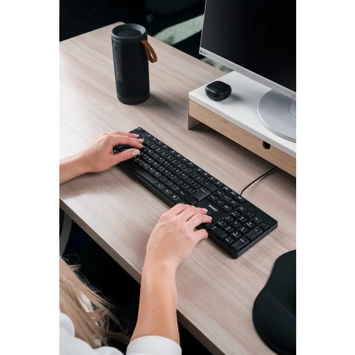 Savio KB-01 keyboard Home/Office USB QWERTY US English Black