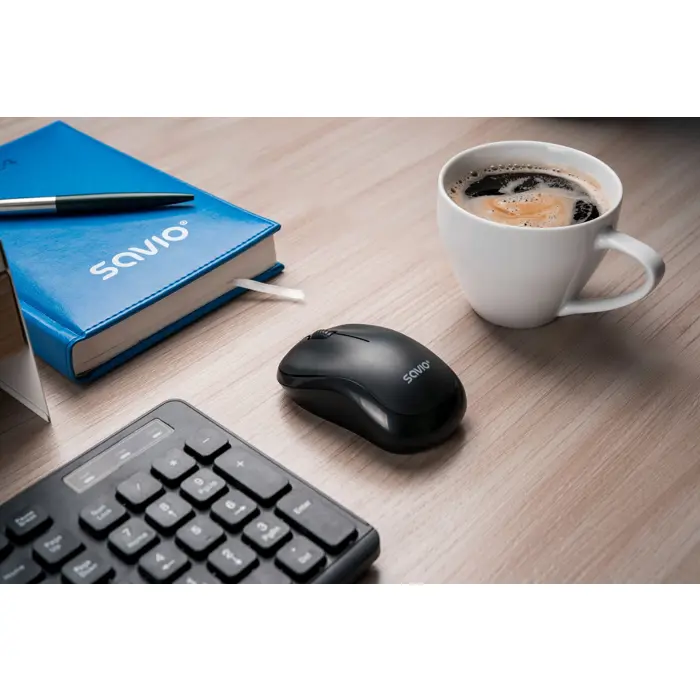 Savio KB-02 keyboard Home/Office USB QWERTY Black