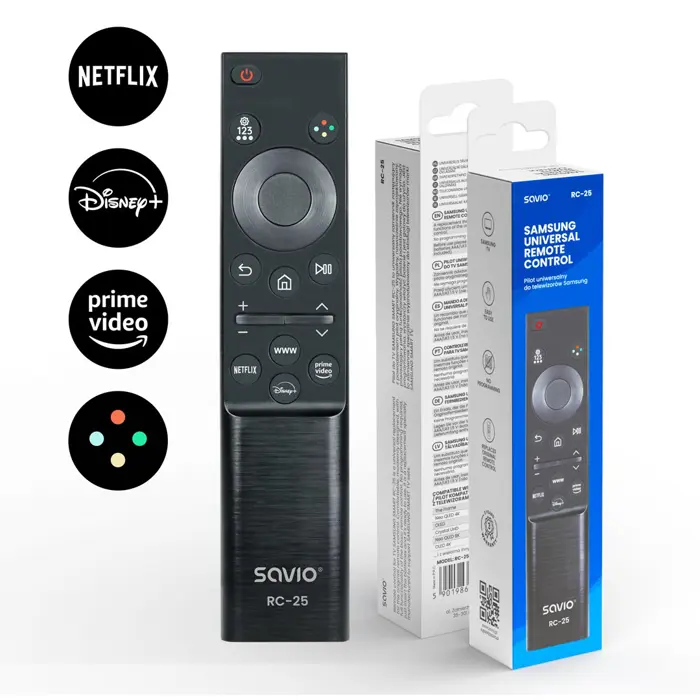 Savio rc-25 remote control IR Wireless TV Press buttons