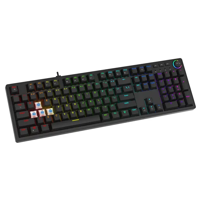 Savio STYX Outemu Blue, Hot Swap, RGB keyboard Gaming