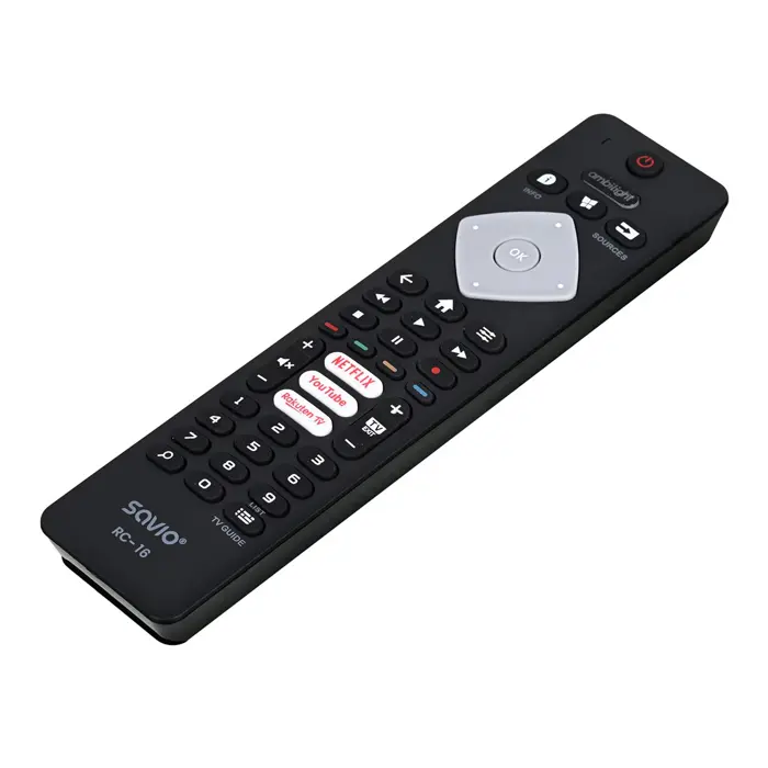 Savio universal remote control/replacement for Philips TV, SMART TV, RC-16
