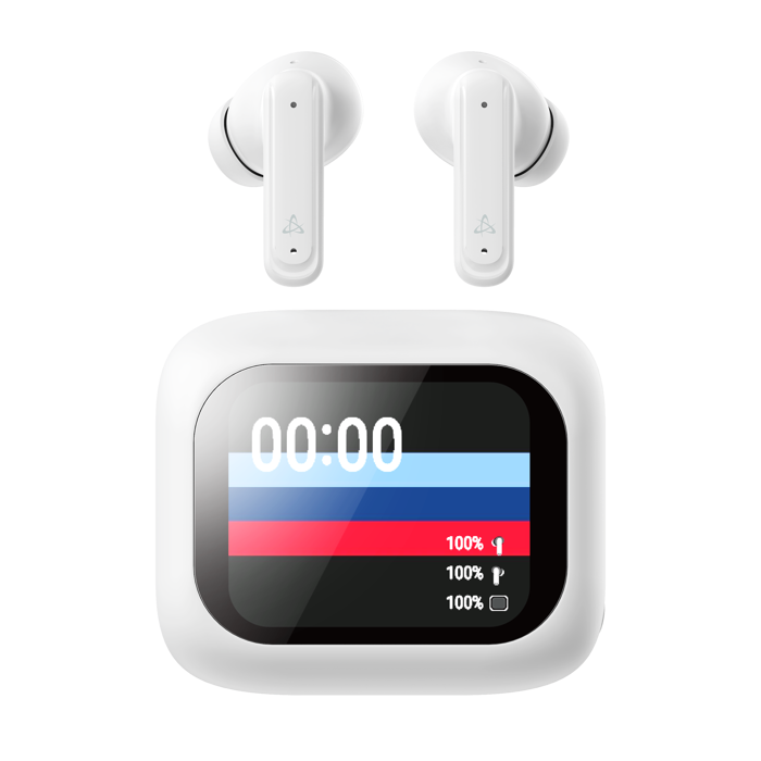 SBOX bluetooth earbuds EB-TWS08 bijele ANC Touch Display
