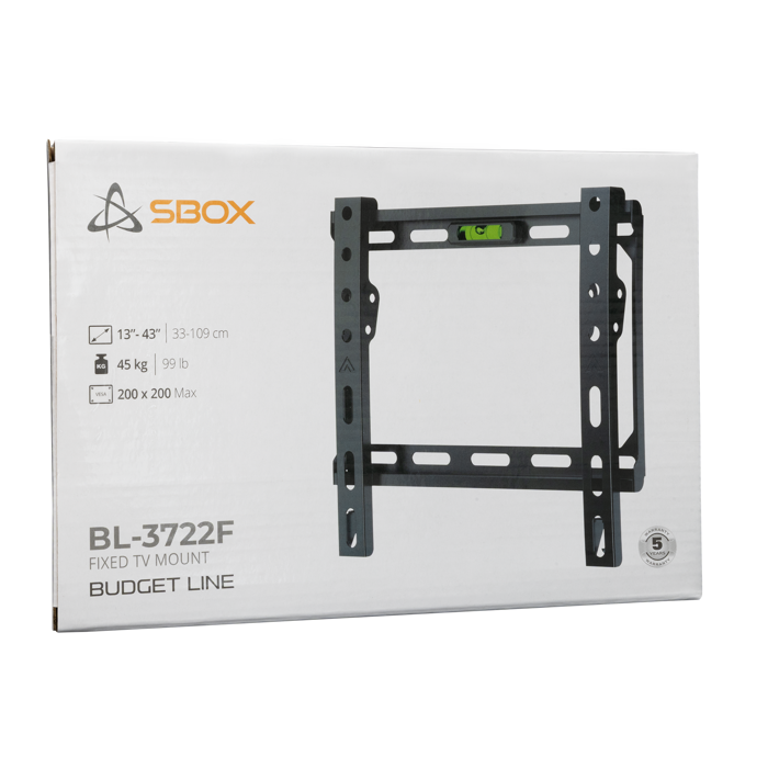SBOX zidni nosač za TV BL-3722F fiksni