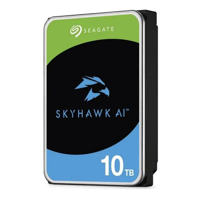 Seagate Hard Drive 10TB 7200 256MB SATA 6Gb/s SkyHawk AI