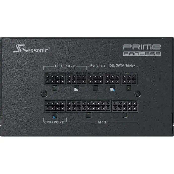 Seasonic Fanless PRIME PX-500 500W PC power supply (black, 2x PCIe, cable management)