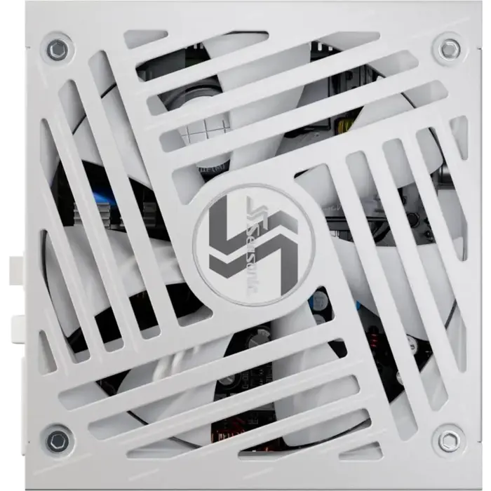 Seasonic FOCUS GX-1000 1000W ATX3.0 White Edition, PC power supply (white, 1x 12VHPWR, 3x PCIe, cable management, 1000 watts)