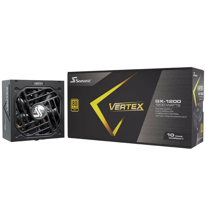 Seasonic Vertex GX 80 PLUS Gold Napajanje, modularno, ATX 3.0, PCIe 5.0 - 1200 Watt VERTEX GX-1200