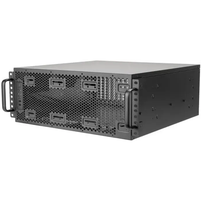 SilverStone RM4A Server-Gehäuse, 4HE Rackmount, SSI-EEB, Mesh - dunkelgrau-SST-RM4A