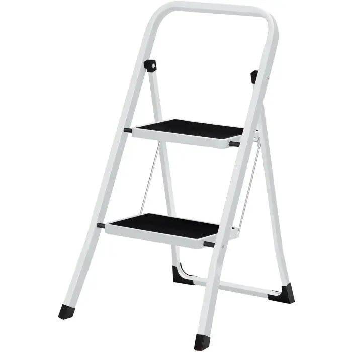 SONGMICS double step ladder GSL12WT