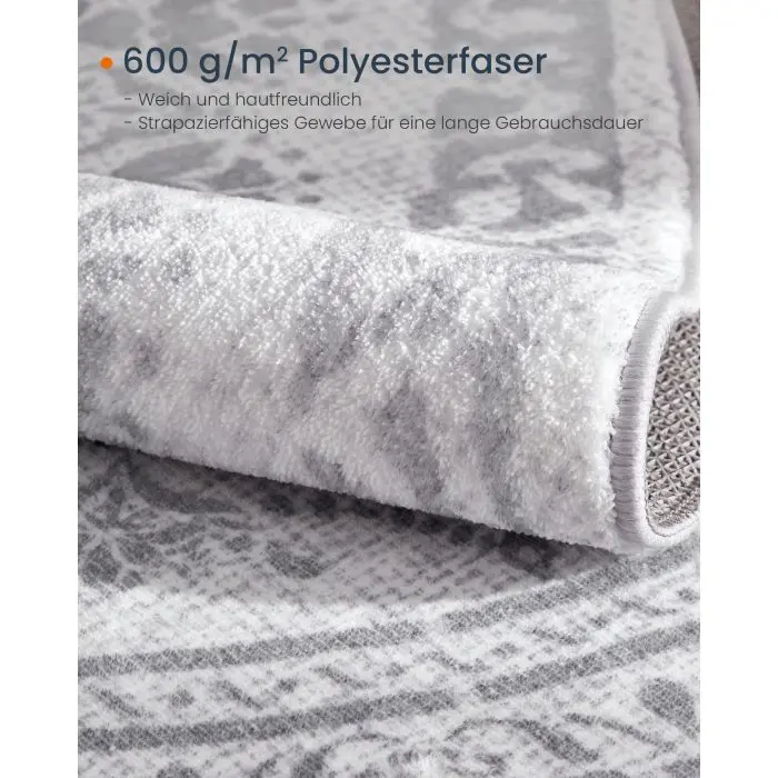 SONGMICS HOME Round rug, 160 cm