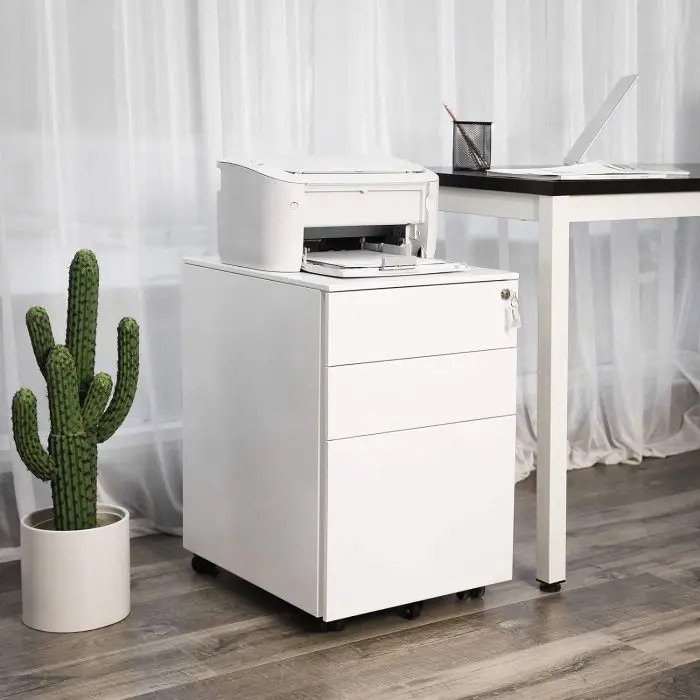 SONGMICS Office cabinet on wheels OFC60BK