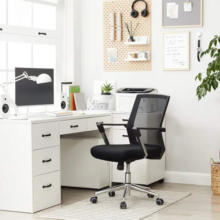 SONGMICS office chair black OBN83B