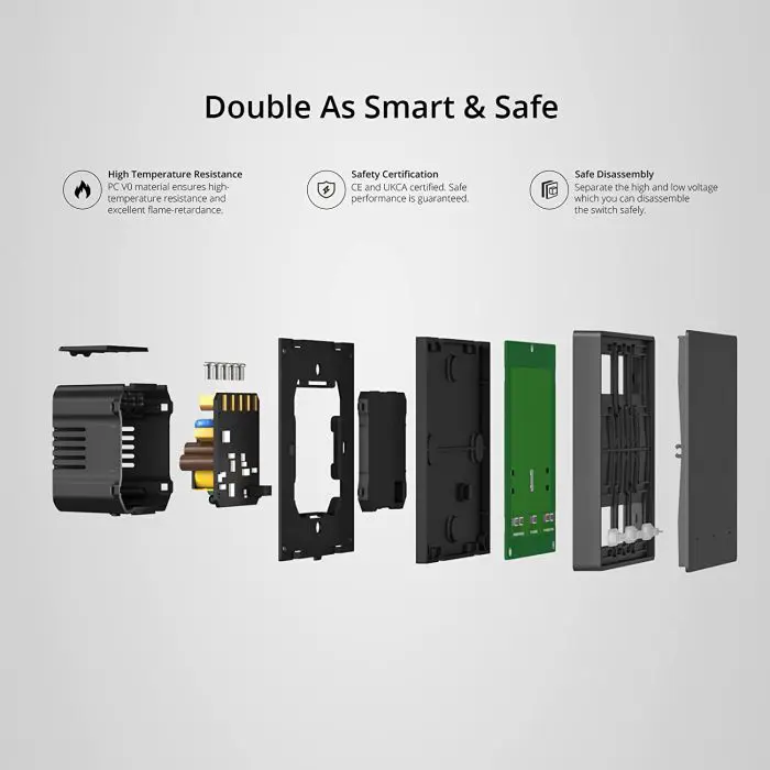 SONOFF smart wall switch Wi-Fi M5-1C-80, single