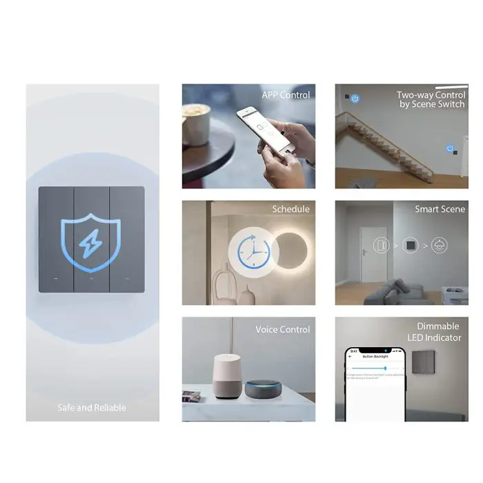 SONOFF smart wall switch Wi-Fi M5-2C-86, double