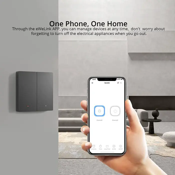 SONOFF smart wall switch Wi-Fi M5-2C-86, double