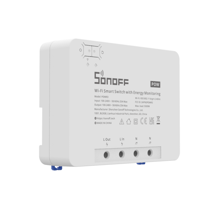 SONOFF smart Wi-Fi switch to measure POWR3 power consumption