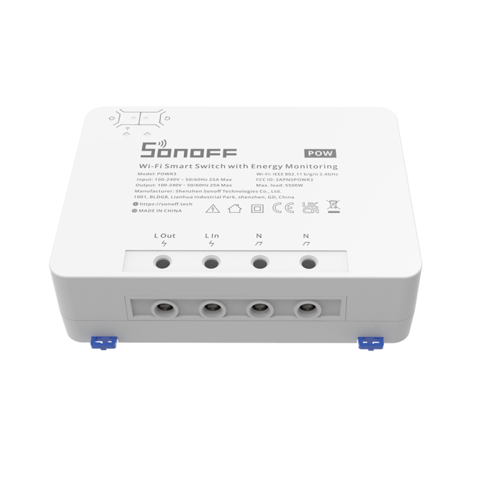 SONOFF smart Wi-Fi switch to measure POWR3 power consumption