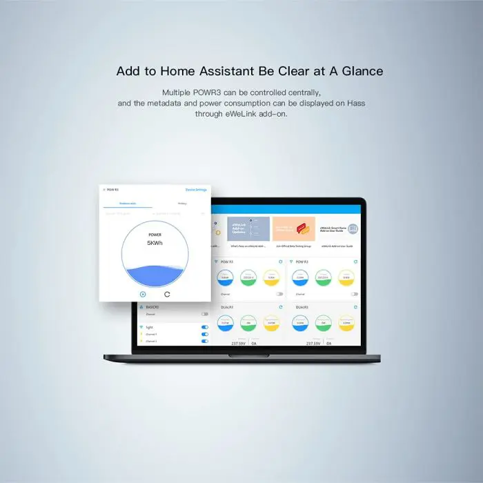 SONOFF smart Wi-Fi switch to measure POWR3 power consumption
