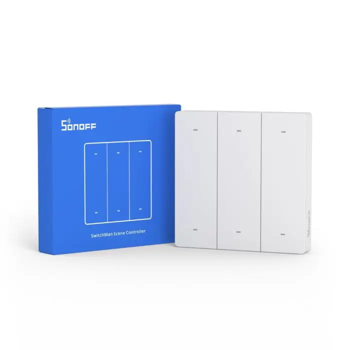 SONOFF smart Wi-Fi wall switch R5, white.