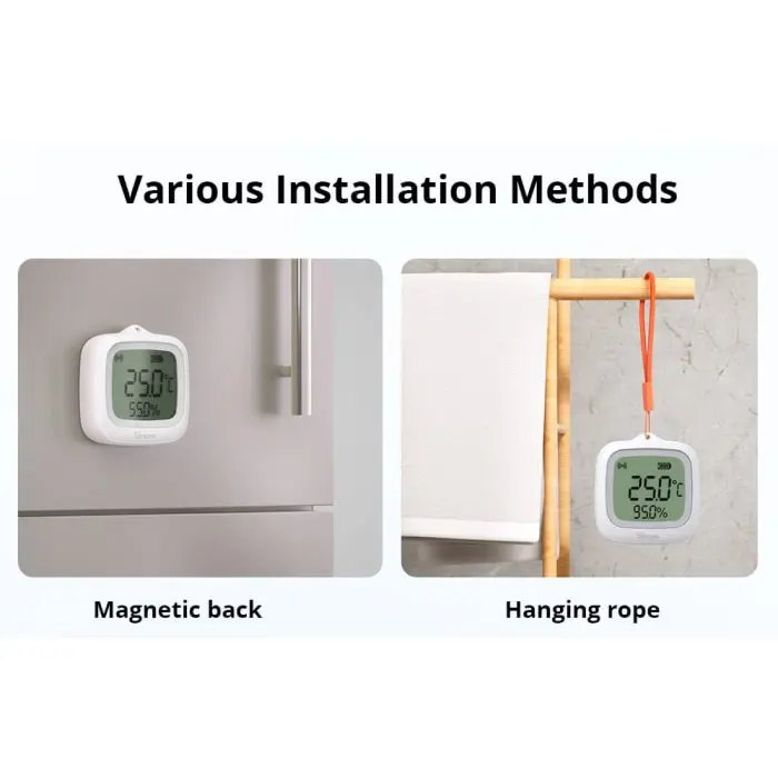 SONOFF ZigBee pametni senzor temperature in vlage SNZB-02WD