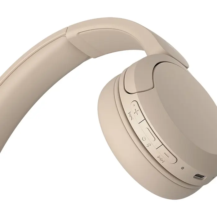 Sony WH-CH520 Wireless Headphones, Beige | Sony | Wireless Headphones | WH-CH520 | Wireless | On-Ear | Microphone | Noise canceling | Wireless | Beige