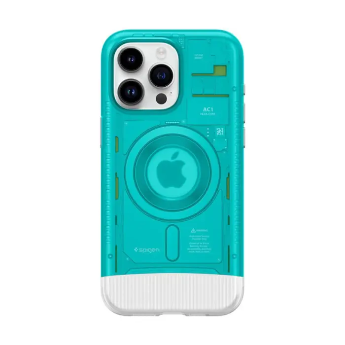 Spigen Classic C1 MagSafe, bondi blue - iPhone 15 Pro