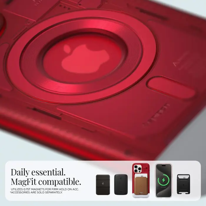 Spigen Classic C1 MagSafe, ruby - iPhone 15 Pro Max