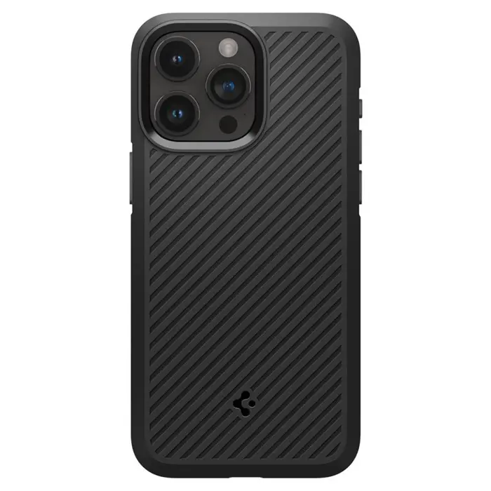 Spigen Core Armor, zaštitna maska za telefon, mat crna - iPhone 15 Pro Max (ACS06441)