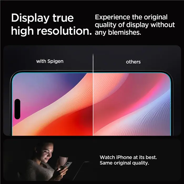 Spigen Glass tR EZ Fit 2 Pack, transparency - iPhone 16 Pro Max (AGL07907)