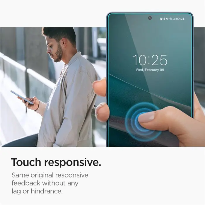 Spigen Glass tR EZ Fit HD 2 Pack, transparency - Samsung Galaxy S25 Ultra (AGL09082)