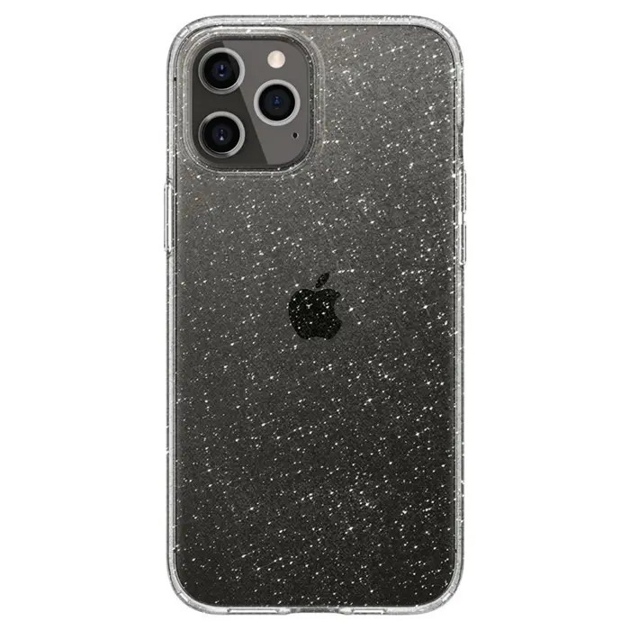 Spigen Liquid Crystal Glitter, zaštitna maska za telefon, prozirna clear-iPhone 12/Pro