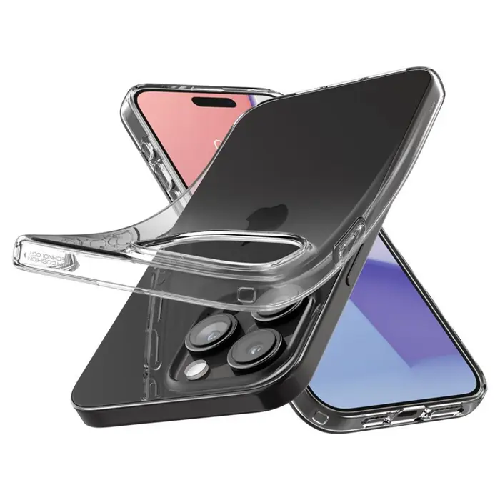 Spigen Liquid Crystal, zaštitna maska za telefon, prozirna - iPhone 15 Pro Max (ACS06557)