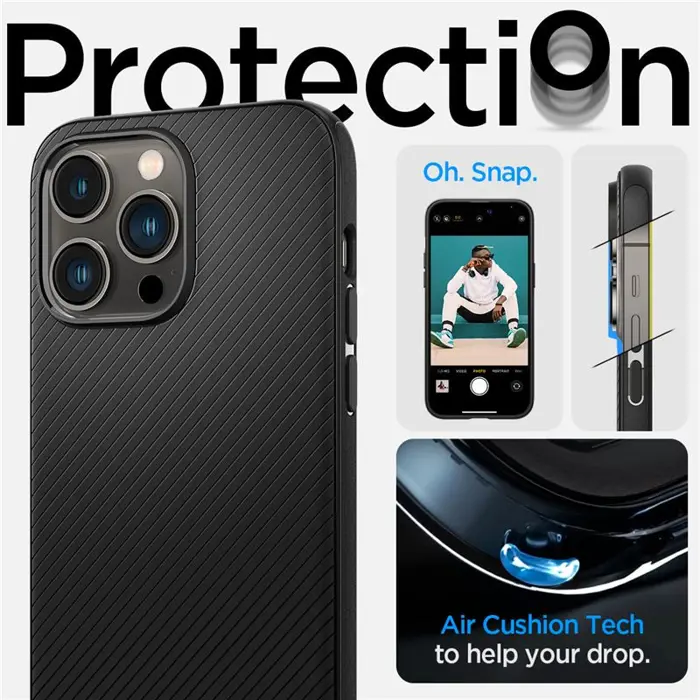 Spigen Mag Armor MagSafe, zaštitna maska za telefon, mat crna - iPhone 14 Pro