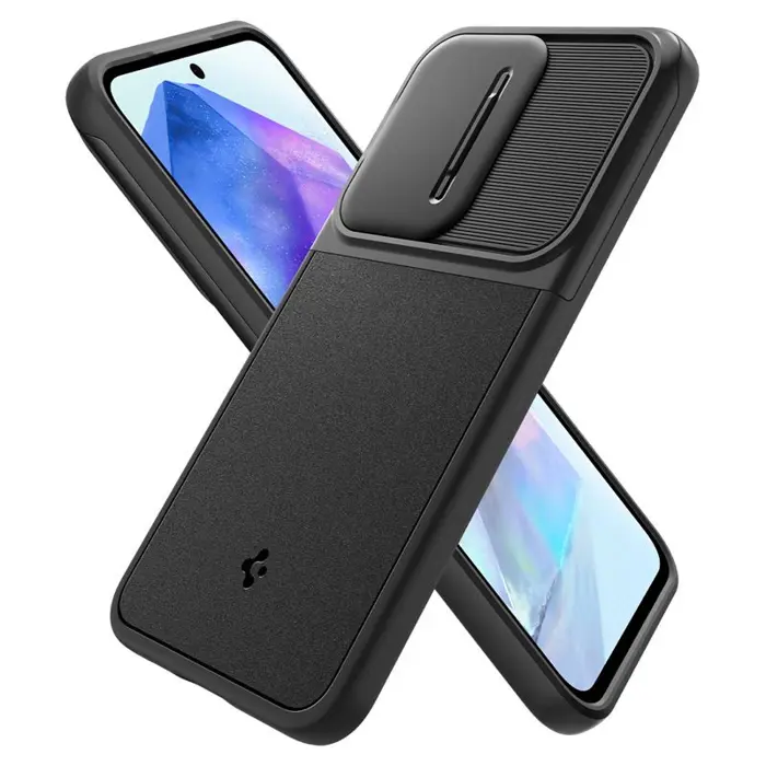 Spigen Optik Armor, crni - Samsung Galaxy A55