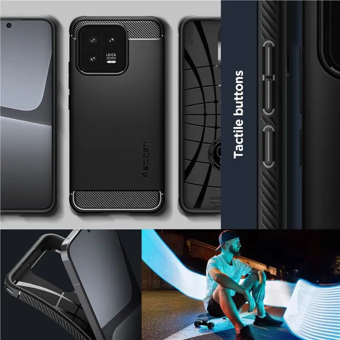 Spigen Rugged Armor, black - Xiaomi 13
