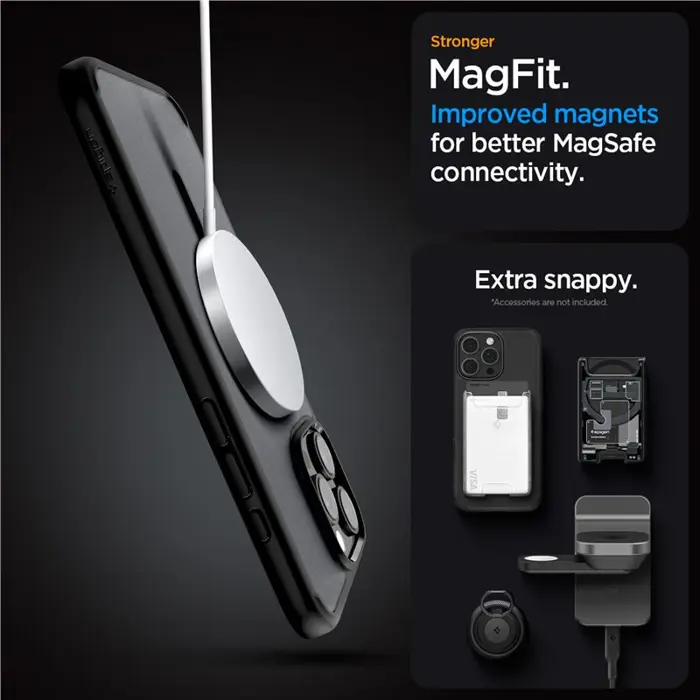 Spigen Ultra Hybrid MagSafe, frost black - iPhone 16 Pro (ACS08134)