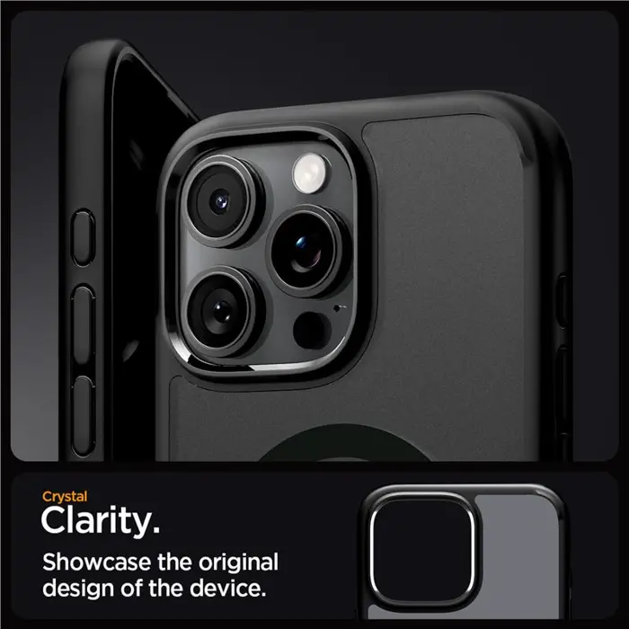 Spigen Ultra Hybrid MagSafe, frost black - iPhone 16 Pro (ACS08134)