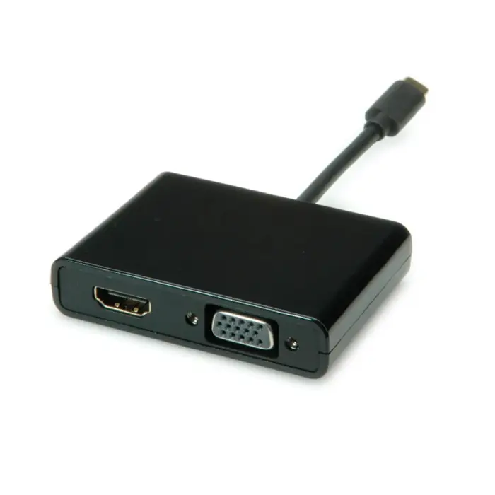 STANDARD adapter USB-C - VGA/HDMI (M/F)