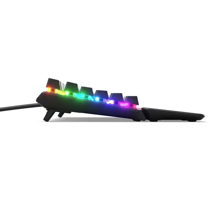 SteelSeries Apex 5 Gaming Keyboard, US Layout, Wired, Black SteelSeries Apex 5 Gaming keyboard Hybrid blue mechanical gaming switches guaranteed for 20 million keypresses, OLED Smart Display displays