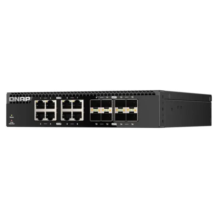 Switch 8 port 10Gb SFP + RJ45, half rack 1U