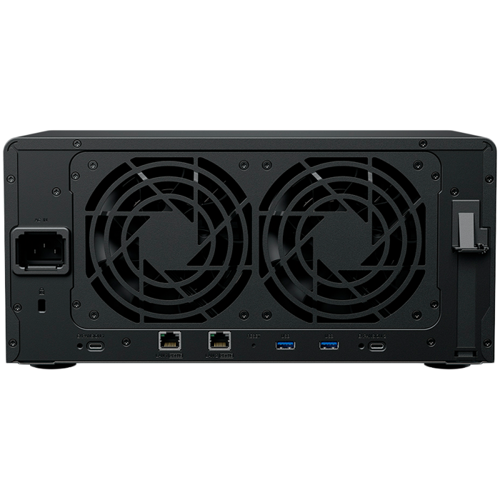 Synology DiskStation DS1825+, Tower, 8-BAY 3.5 SATA HDD/SSD, 2xM.2 2280 NVMe SSD, CPU AMD Ryzen Quad-Core 2.2 GHz, 8GB DDR4, 2xRJ-45 2.5GbE LAN Port, 3xUSB 3.2, 2 x USB-C expansion ports (Expandabl
