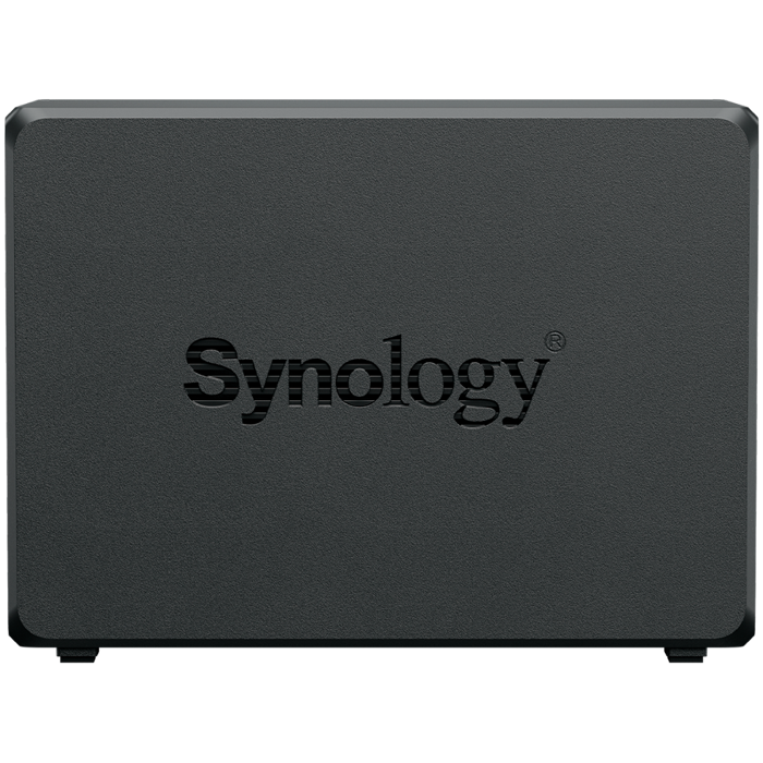 Synology DS725+, Tower, 2-Bays 3.5 SATA HDD/SSD, 2 x M.2 2280 NVMe SSD, CPU AMD Ryzen R1600 dual-core (4-thread), max. boost up to 3.1 GHz, 4 GB DDR4 ECC SODIMM, 1 x 2.5 GbE, 1 x 1GbE, 1 x USB 3.2,